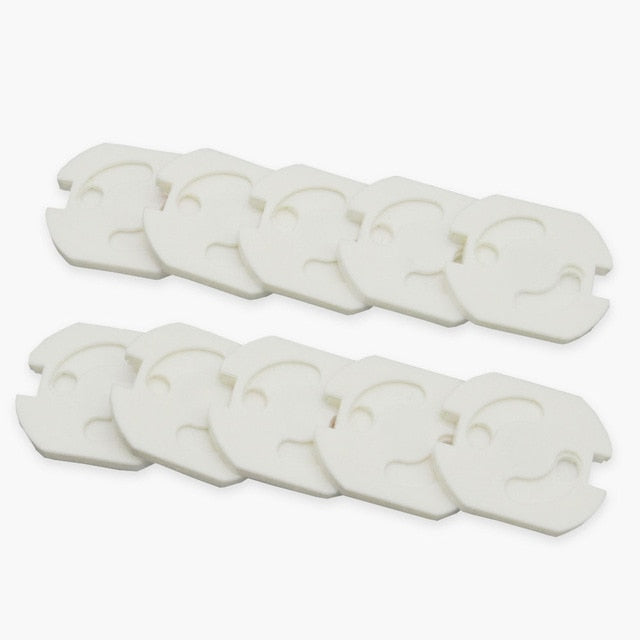 10pcs Baby Safety Rotate Cover 2 Hole