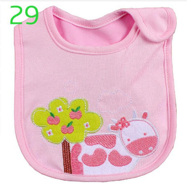 Hzirip Baby Bibs Cute Cartoon Pattern Toddler