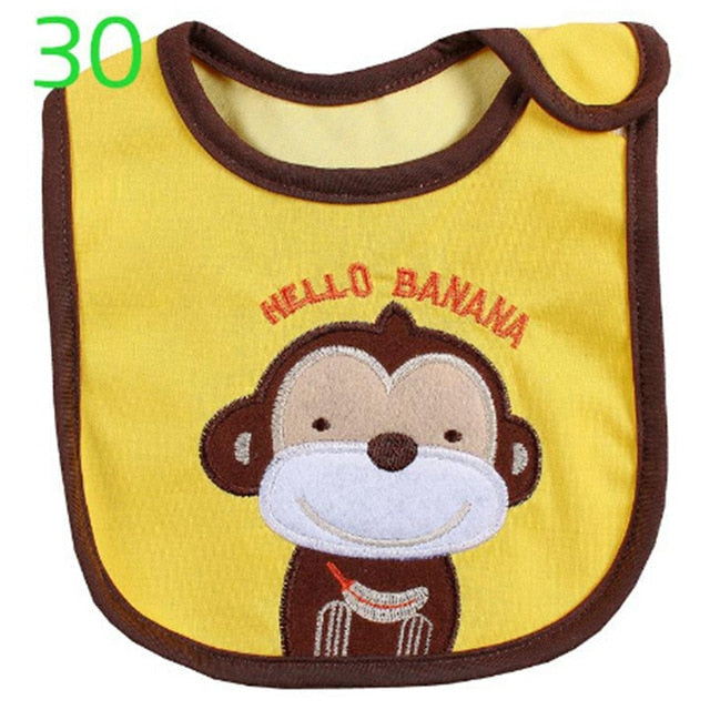 Hzirip Baby Bibs Cute Cartoon Pattern Toddler