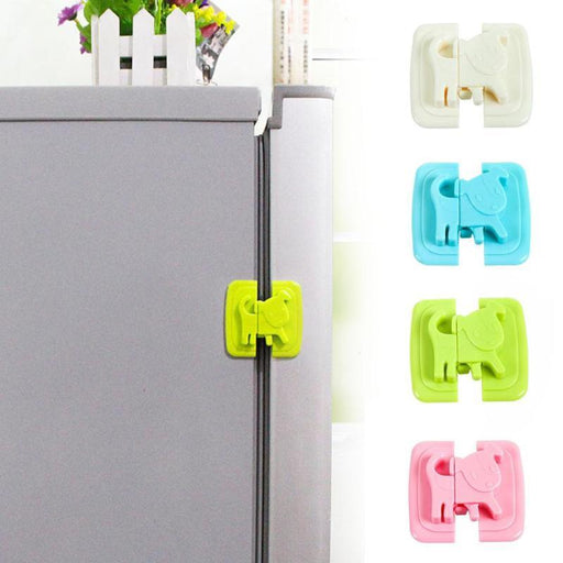 2pcs Puppy Shape Safety Locks for Refrigerators Door